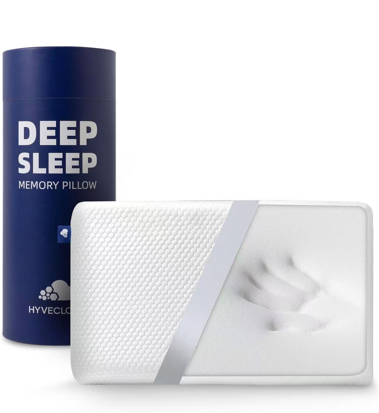 HYVECLOUD Cooling Memory Foam Pillow（Single Set）