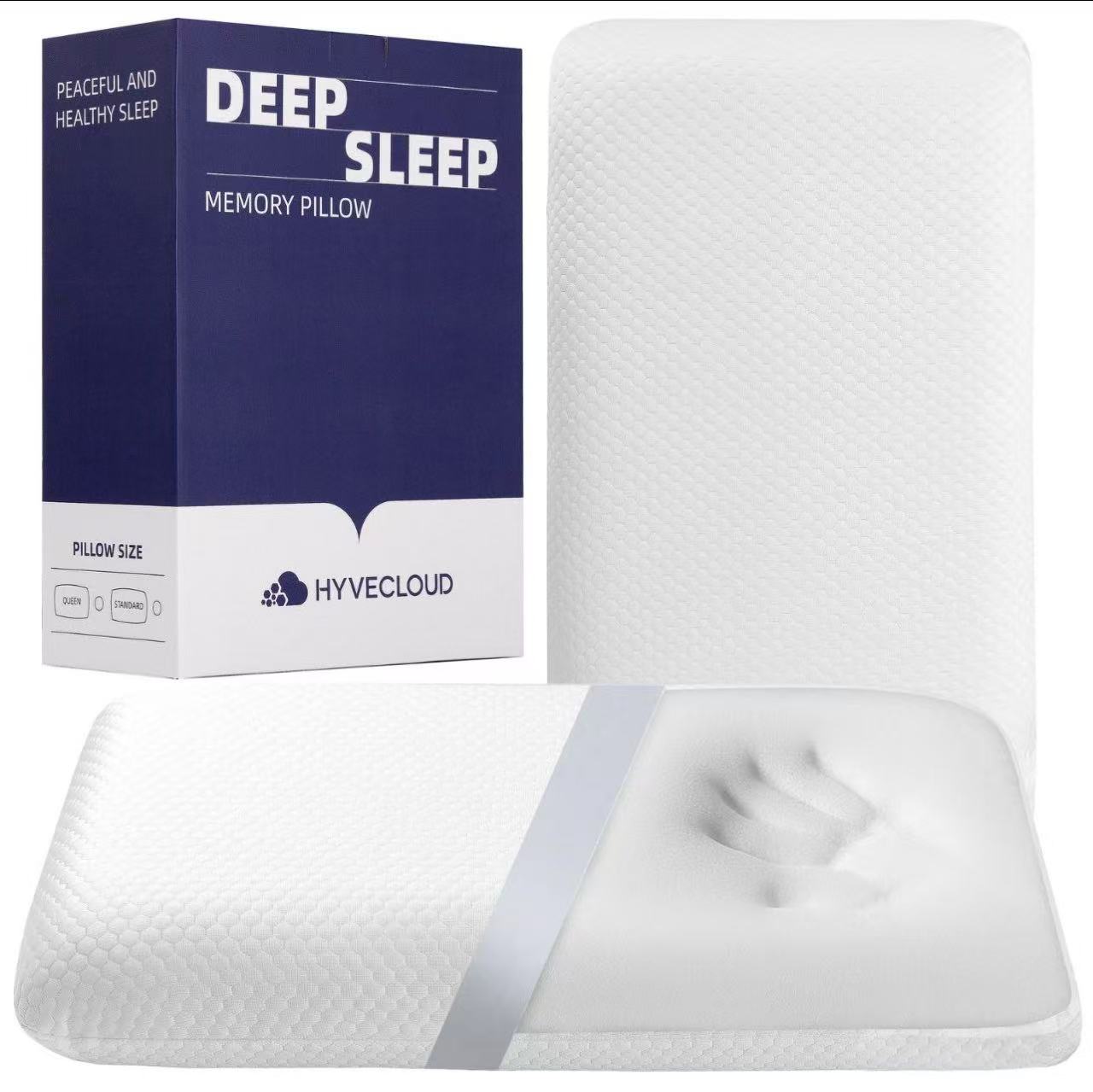 HYVECLOUD Cooling Memory Foam Pillow   (Dual Set)